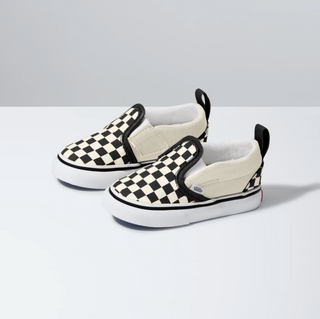 Toddler Checkerboard Slip On (Black/White)