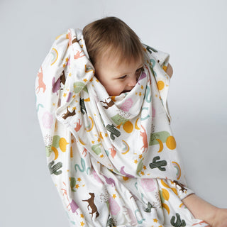 Luxury Bamboo Kids Blanket (Wild And Free)