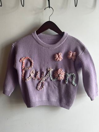 *CHANNYGIRL Light Purple Custom Sweater *add info in notes*