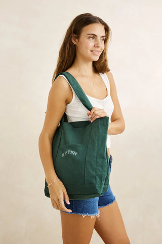 COLLEGIATE TOTE BAG (FOREST)