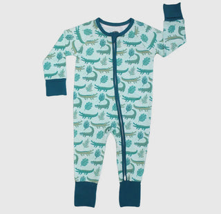 Bamboo Baby Convertible Footie Pajamas (Later Gator Aligator)