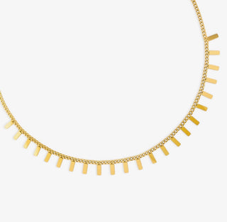 Rectangle Charm Necklace