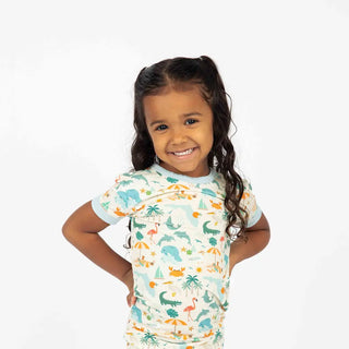 Explore Florida Souvenir Bamboo Kids Pajamas Toddler Set