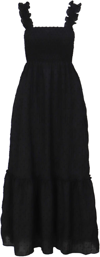 Dylan Smocked Dress (Black)