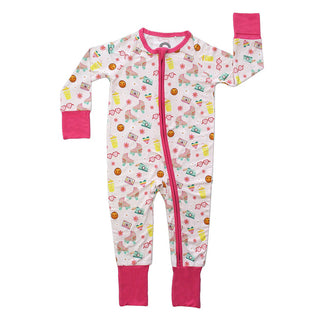 Bamboo Baby Convertible Footie Pajamas (Let the Good Times Roll Roller Skates)