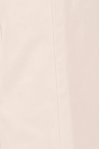 Clean Seamed Cut Wide Pants (Ecru)