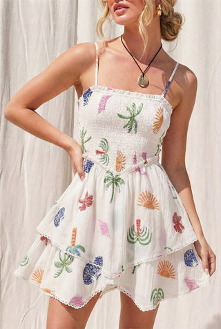 Printed Icon Mini Dress (Multi)