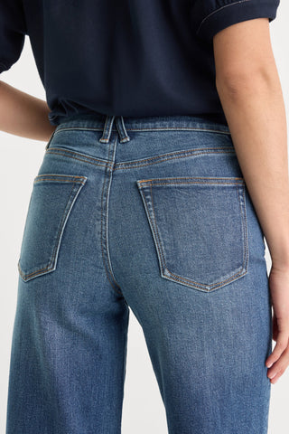 good waist palazzo ankle jeans (Sierra)