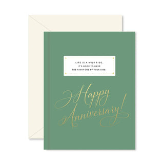 Wild Ride Anniversary Greeting Card