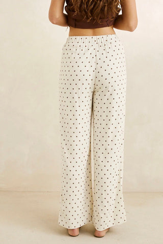 SANDY ESSENTIAL WIDE LEG PANT (CRE)
