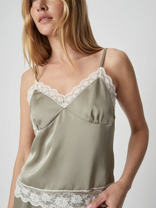 The Sera Top (Olive/Cream)