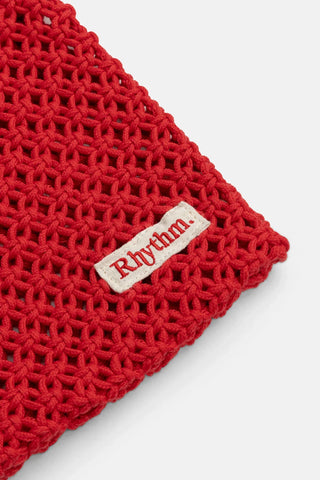 Crochet Shoulder Bag (Red)