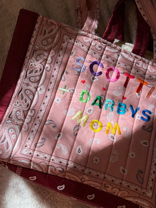 Bandana Tote (Custom) TAT 2-4 weeks