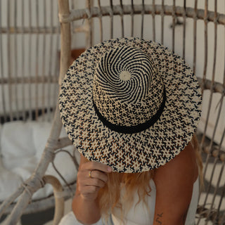 Local Beach Vida Sun Hat (Black/Natural)