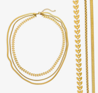 Triple Layer Chain Necklace