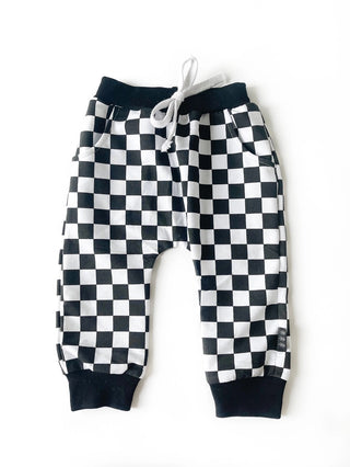 Baby/Toddler Joggers (Black Checkered)