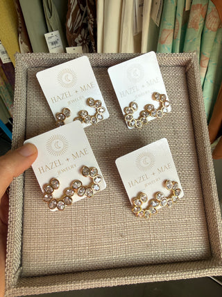 Eliana C CZ Earring
