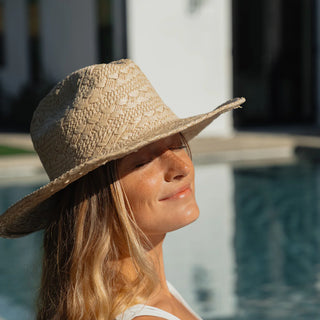 Local Beach Dune Cowboy Sun Hat (Beige)