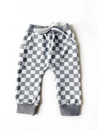 Baby/Toddler Joggers (Grey Checkered)