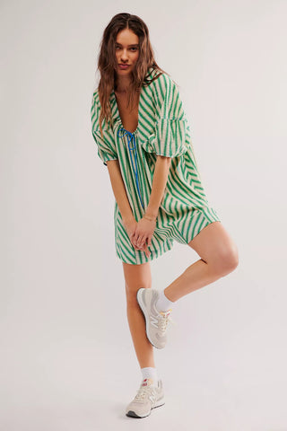 BOP AROUND ROMPER (Green Combo) ONLINE EXCLUSIVE