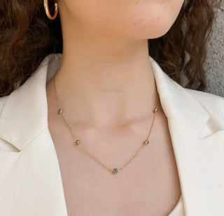 Blue Evil Eye Necklace