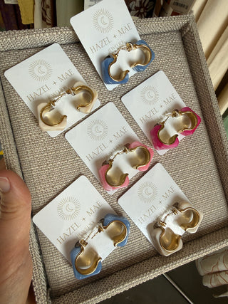 Joyful Resin Hoops