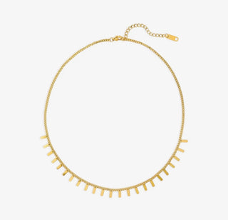Rectangle Charm Necklace