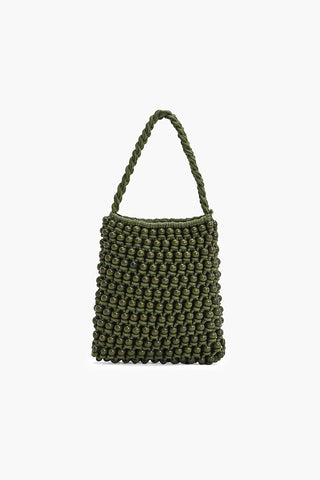 Tropical Noir Knotted Mini Bag