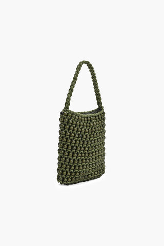 Tropical Noir Knotted Mini Bag