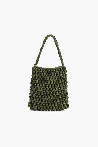 Tropical Noir Knotted Mini Bag