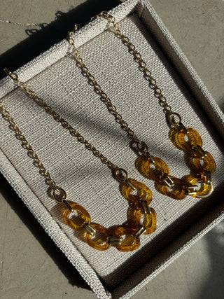 Emma Necklace (Coffee)