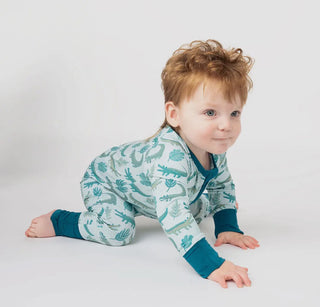 Bamboo Baby Convertible Footie Pajamas (Later Gator Aligator)