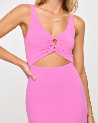 Camille Dress (Hottest Pink)