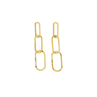 Paperclip Chain Earring
