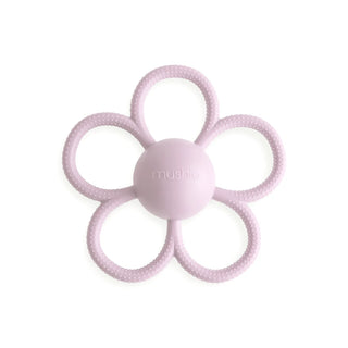 Daisy Rattle Teether (Soft Lilac)