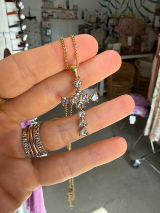 Round Cross Necklace