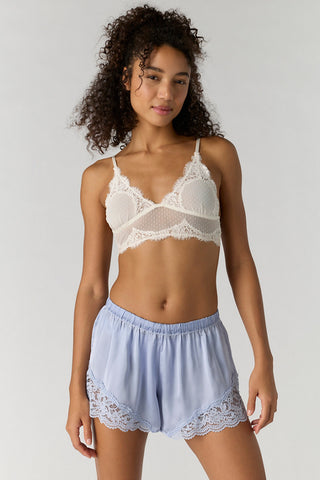 MEET ME IN THE MIDDLE TAP SHORT (Peri Ice)