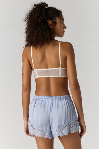 MEET ME IN THE MIDDLE TAP SHORT (Peri Ice)