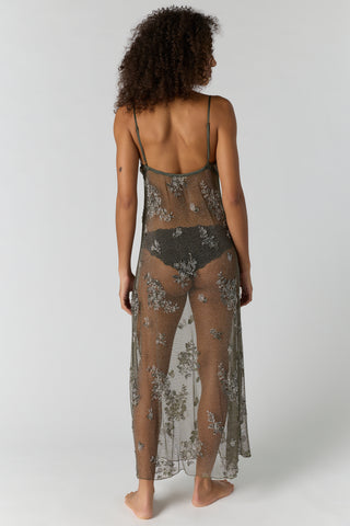 TALK TO ME EMBELLISHED SLIP (SMOKED KALAMATA) ONLINE EXCLUSIVE
