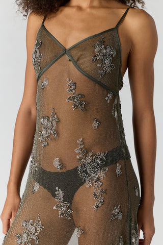 TALK TO ME EMBELLISHED SLIP (SMOKED KALAMATA) ONLINE EXCLUSIVE