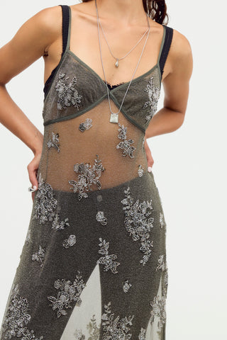 TALK TO ME EMBELLISHED SLIP (SMOKED KALAMATA) ONLINE EXCLUSIVE