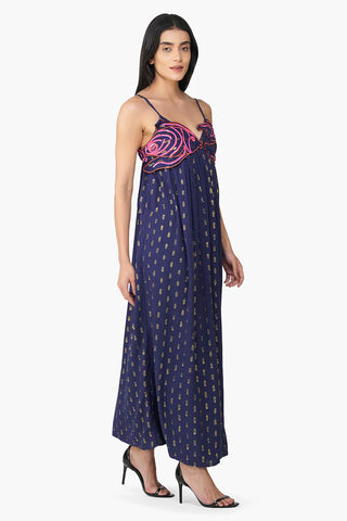 Bowfin Fish Embellished Lurex Dress