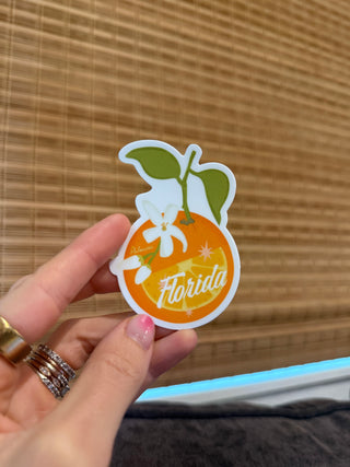 Florida Orange Sticker