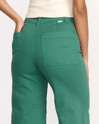 Free Fall High-Waist Pants (Evergreen)