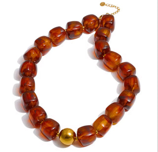 Rylan Necklace (Brown)