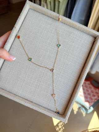 Y Heart Necklace