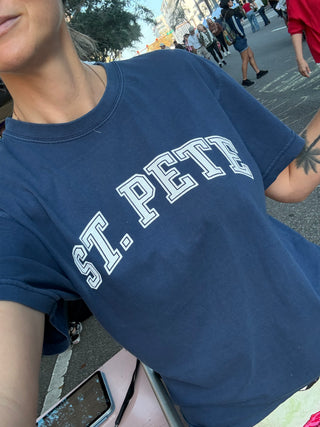 St. Pete Varsity Tee (Navy)