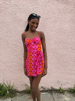 Eternal Sunset Marena Dress (Dark Rose)