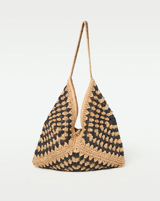Coastline Beach Bag (Natural/Black)