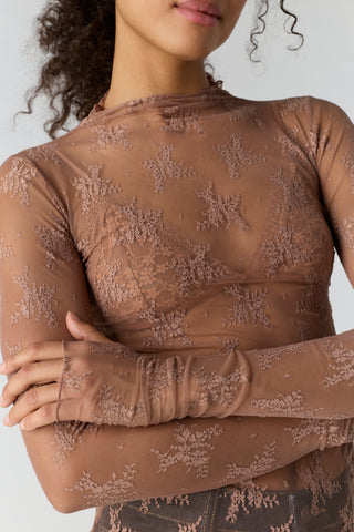 Lady Lux Layering Top (Chocolate Malt)